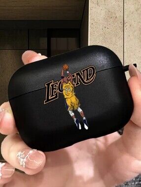 AIRPOD 4 Kobe Bryant #24 Legend Basketball AirPods Case - Black